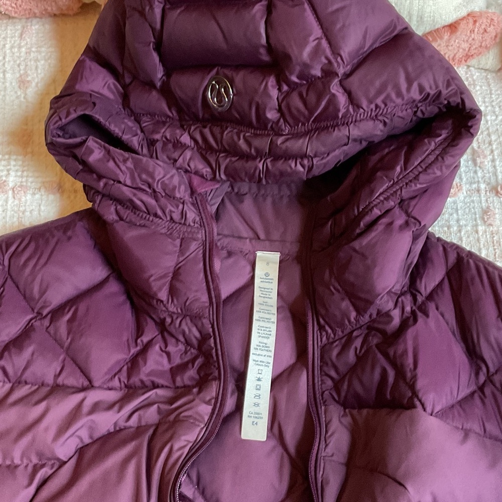 lululemon athletica Deep Purple Quilted Puffer Jacket